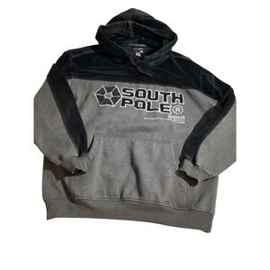South Pole Hooded Sweatshirt Fleece/Velour Lined Authentic Collection XL (870)